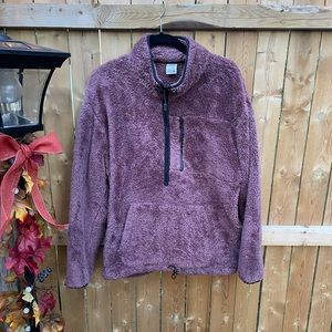 PINK mauve fluffy jacket